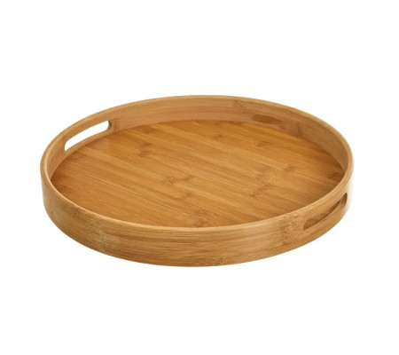 Immagine Vassoio rotondo in bambù 40 cm